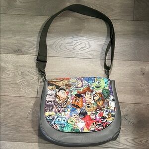 Character Print Shoulder Bag Top Notch By Design Handmade